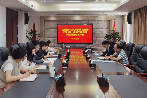 集团资本运营部、富诚担保公司 联合召开2025年一季度工作总结会